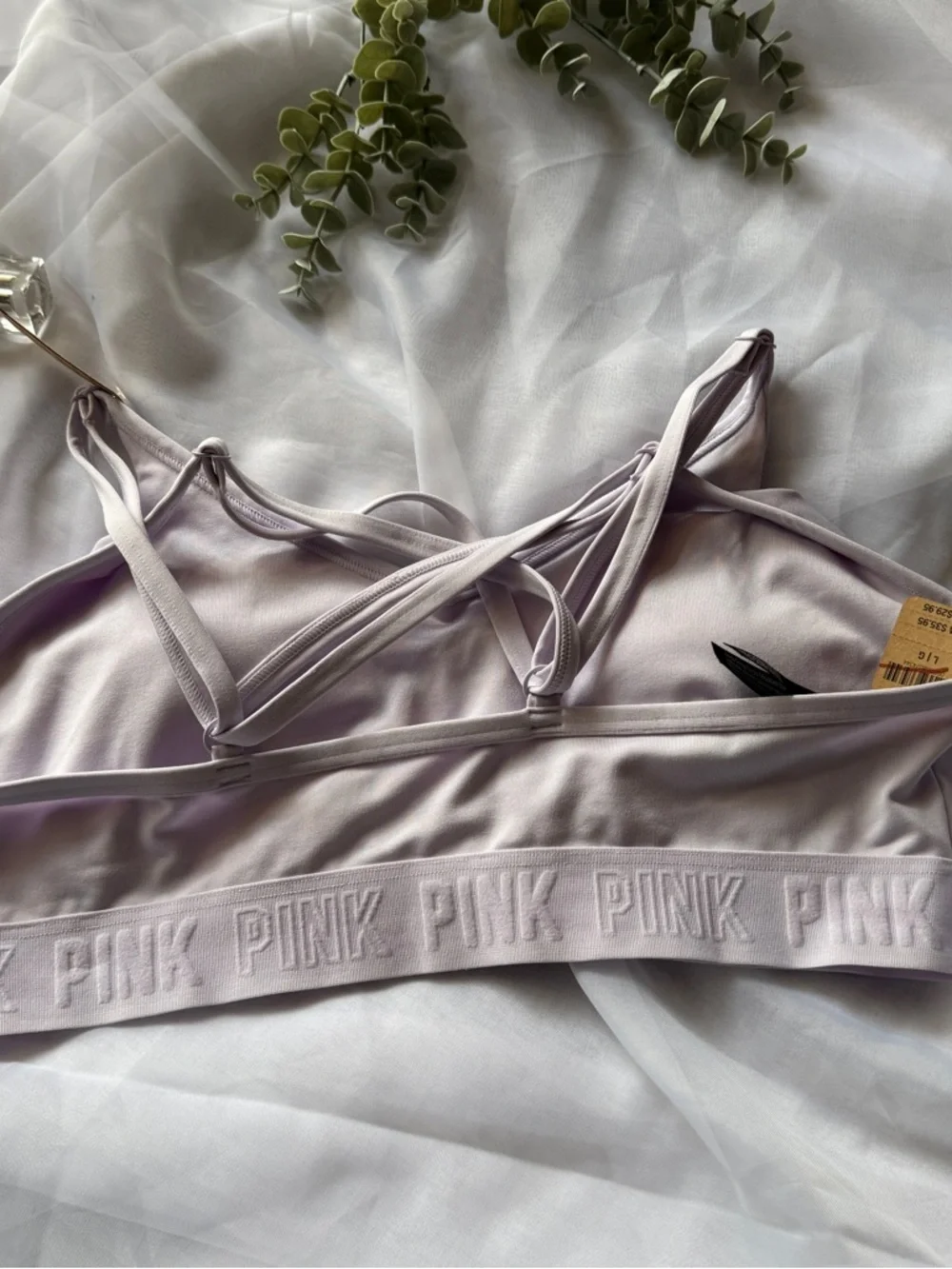 Bundle of 2 Victoria’s Secret PINK | Strappy Back Lightly Lined Bras |Large |NWT